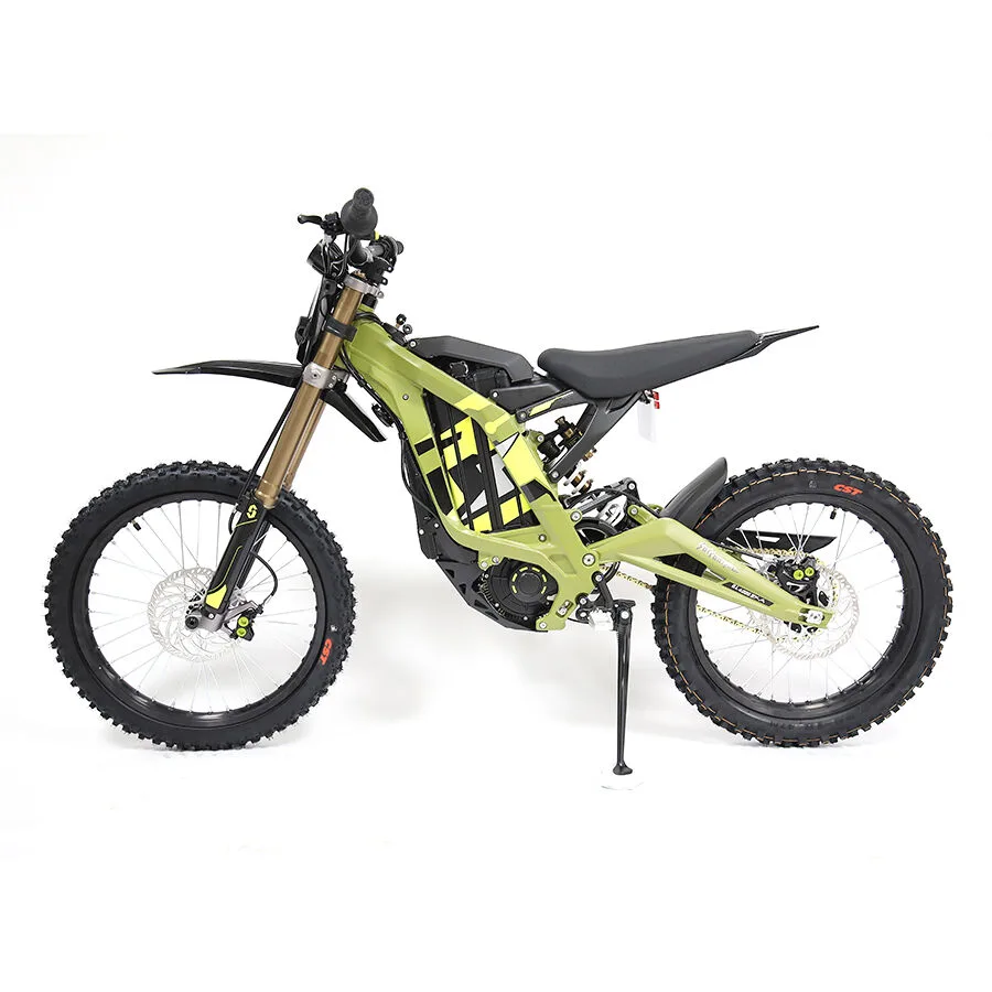 M5 72V Sur-Ron-style electric off-road bike, side view